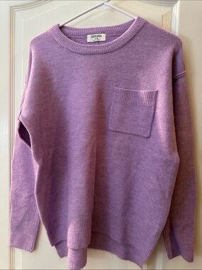 Zenana Outfitters Lavender Crewneck Sweater